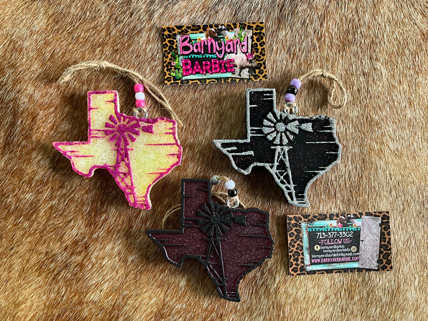 Texas Windmill Car Freshie/ Air Freshener