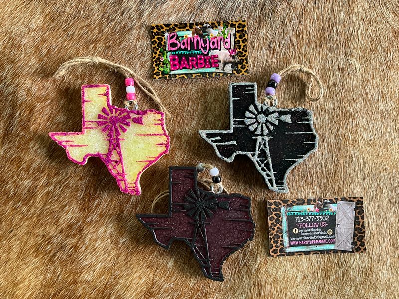 Texas Windmill Car Freshie/ Air Freshener