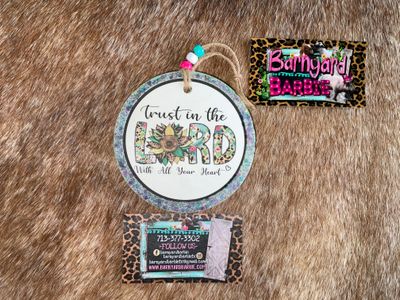 Trust in The Lord With All Your Heart Car Freshie/ Air Freshener