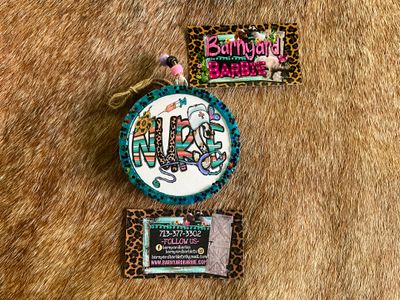 Nurse Round Card Stock Car Freshies/Air Freshener