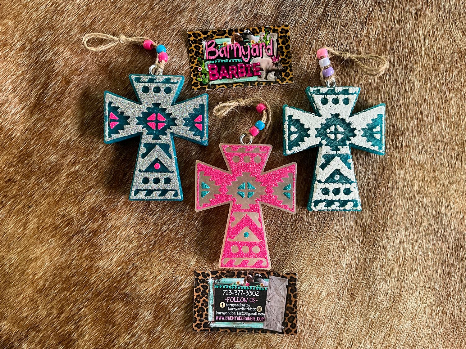 Aztec Cross Car Freshies/Air Freshener
