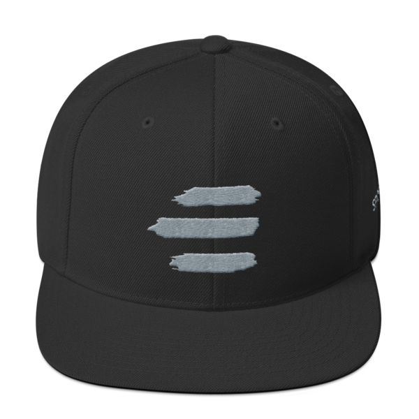 E Logo Hat - Gray/Black