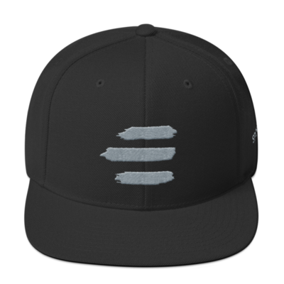 E Logo Hat - Gray/Black