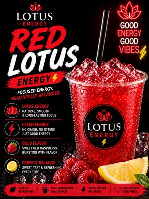 Red Lotus Energy Drinks