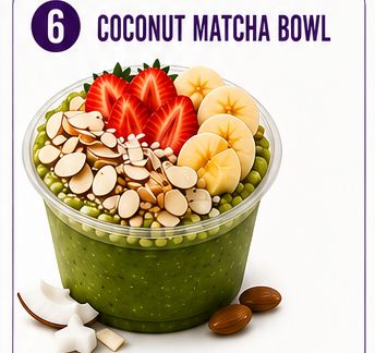 Coconut matcha bowl