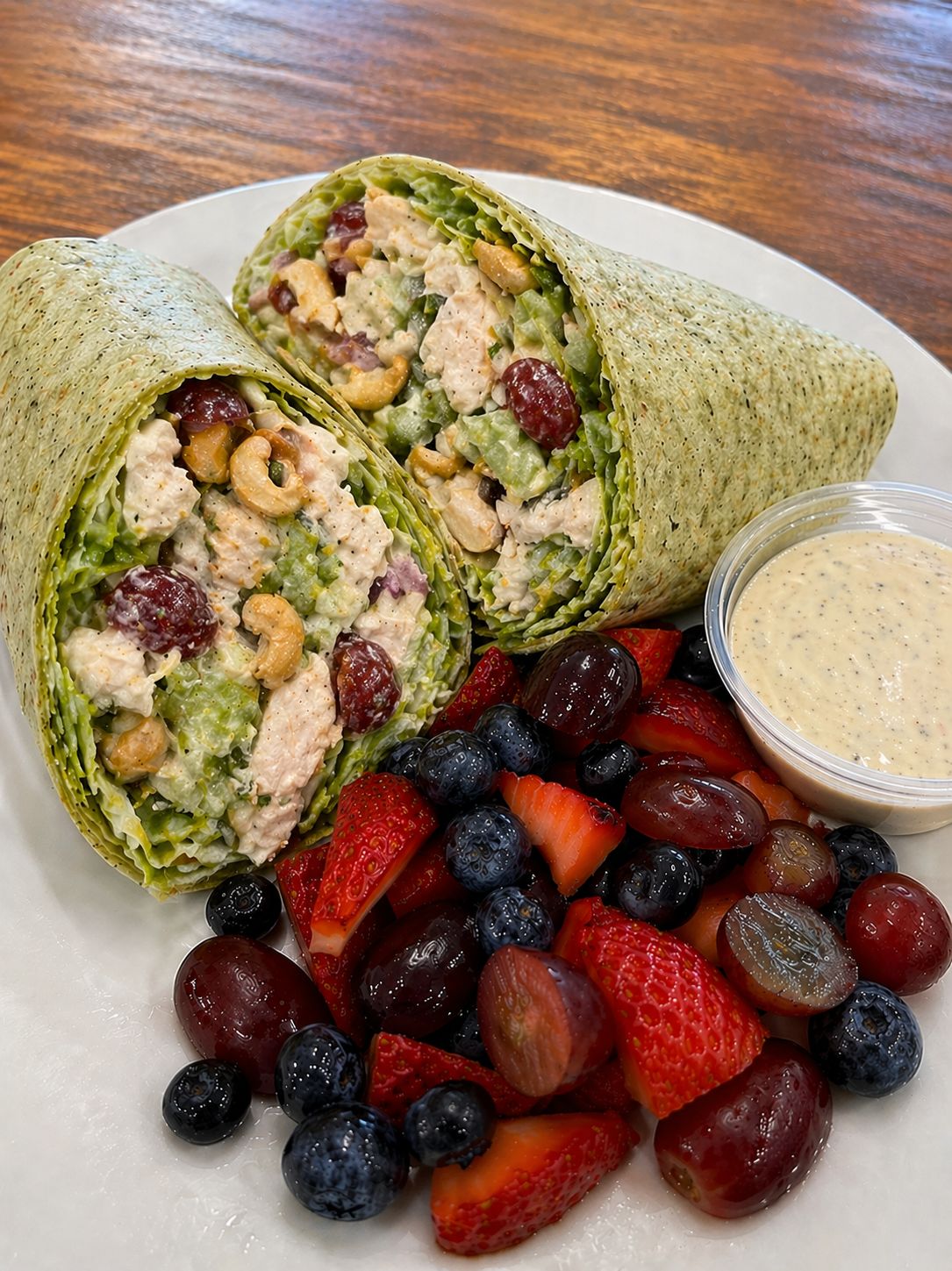 Cashew -Chicken Salad Wrap