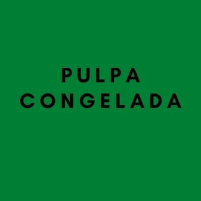 Letrero de categoria pulpa congelada