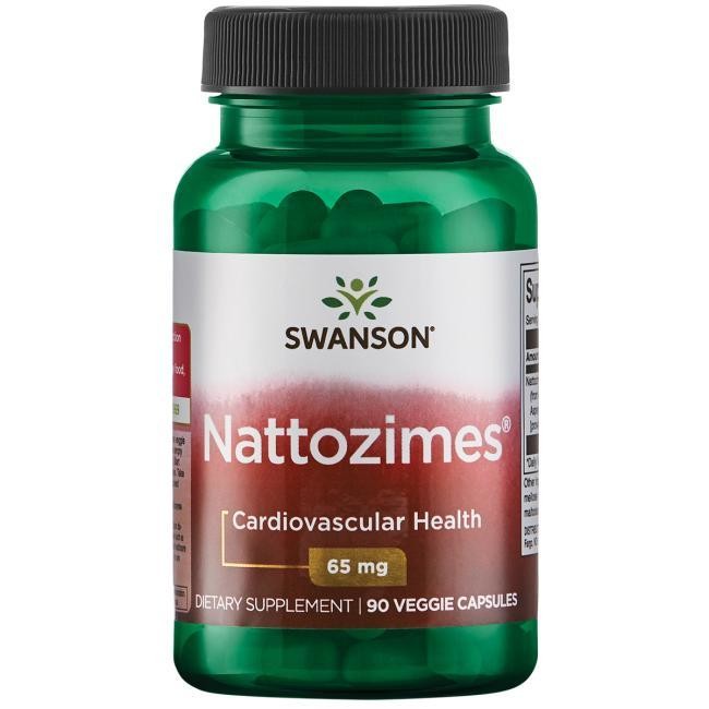 נאטוזים 65 , 90 כמוסות: לתמיכה בבריאות הלב וכלי הדם | Nattozimes 65, 90vc - Swanson Vitamins
