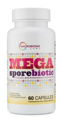 נבגי פרוביוטיקה מגה ספור ביוטיקס 60 כמוסות | Mega Spore Biotic 60 capsules - Microbime Labs