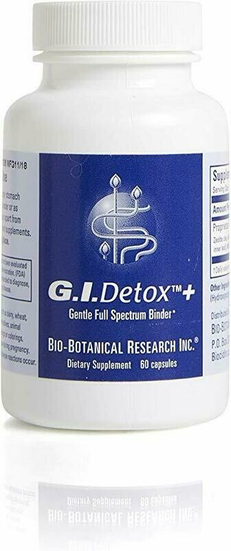 פורמולת ניקוי מתקדמת המכילה זאוליט - 60 כמוסות | G.I. Detox™+ 60vc - Bio-Botanical Research Inc.