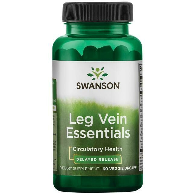 פורמולה תומכת לורידי הרגליים (בשחרור מושהה) | Leg Vein Essentials 60t - Swanson