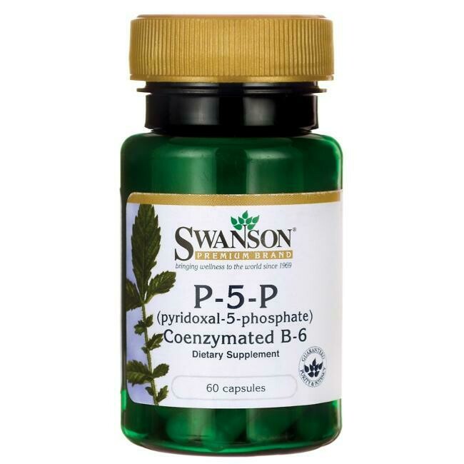 P-5-P Pyridoxal-5-Phosphate 40mg 60c - Swanson
