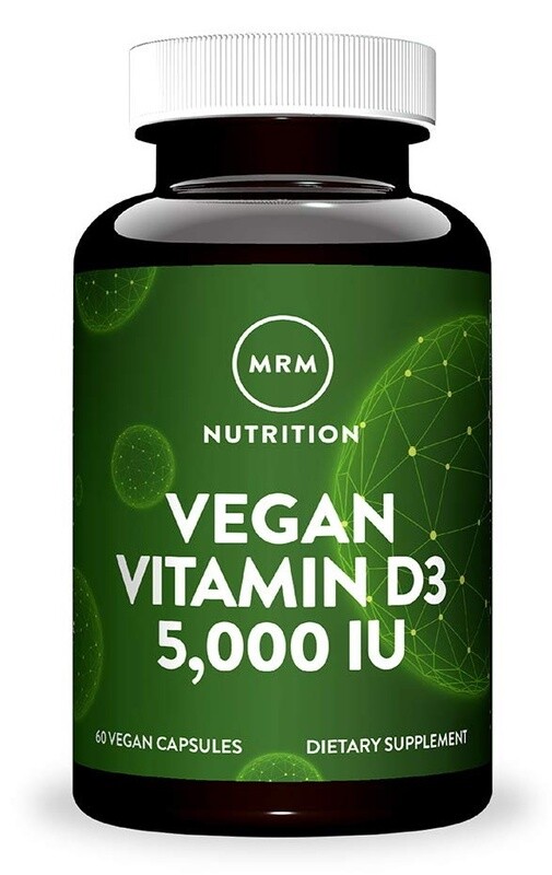 ויטמין D3 טבעוני - 5000 יחב"ל, 60 כמוסות | Vegan D3 5000 - MRM