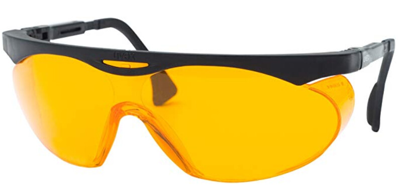 משקפיים כתומות לאיזן השינה - האורגינליות שנבדקו על ידי קונסיומר ריפורטס | Skyper Blue Light Blocking Computer Glasses with SCT-Orange Lens - Uvex