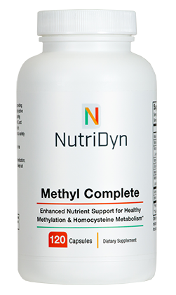 מתיל קומפליט- לתמיכה בויסות רמות ההומוציסטאין ולבריאות לב וכלי דם | Methyl Complete 120 capsules - Nutridyn