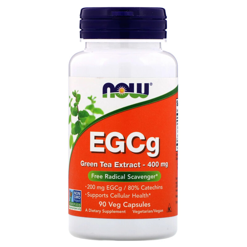 תמצית תה ירוק (EGCg | EGCg 400mg 90c - NOW