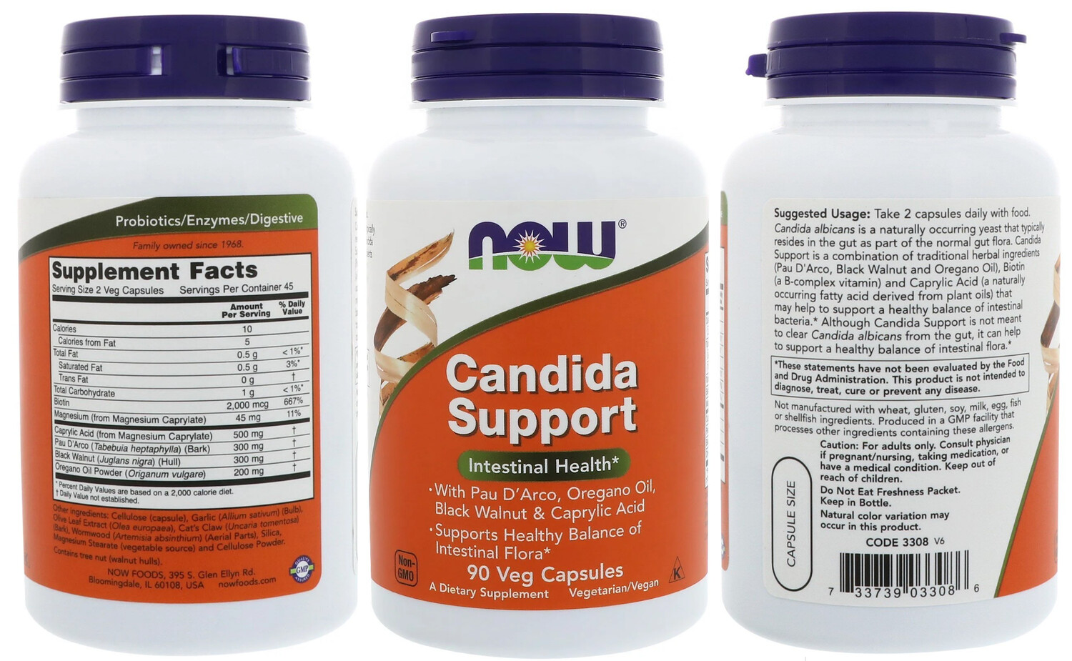 Candida Support 90c - Now