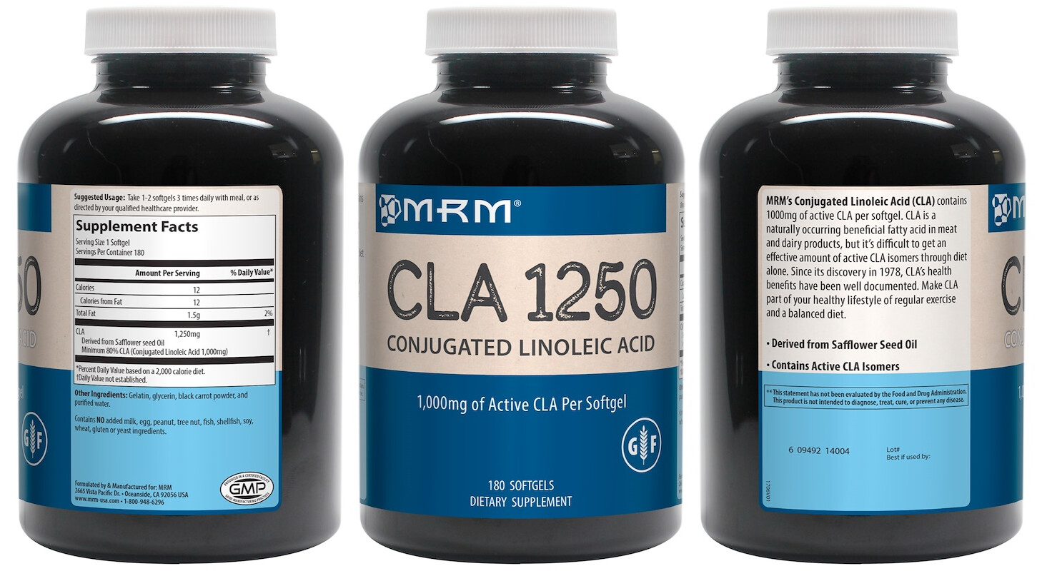 CLA 1250, 1,000 mg 180s