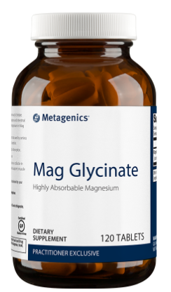 מגנזיום גליצינאט 100 מ"ג 120 טבליות | Mag Glycinate 100 mg 120t - Metagenics