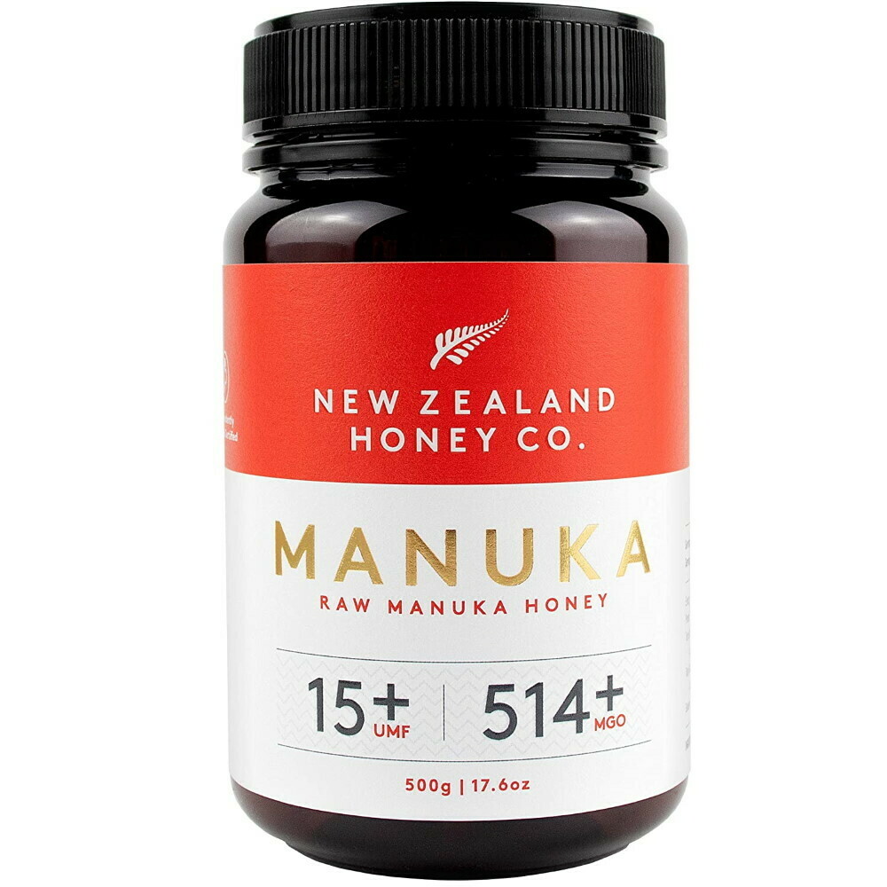 דבש מאנוקה - הדבש הניו-זילנדי המקורי. ריכוז UMF 15+ MGO514+. |
Manuka Honey UMF 15+ 500g - New Zealand Honey Co
