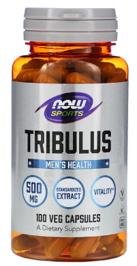 טריבולוס -  100 כמוסות צמחיות, 100 מ"ג לכמוסה | Tribulus 500 mg 100vc - Now