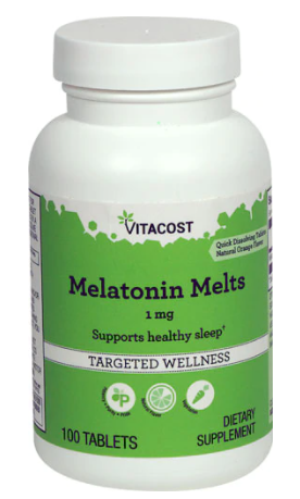 Melatonin Natural Cherry 1 mg 100 Chewable Tablets