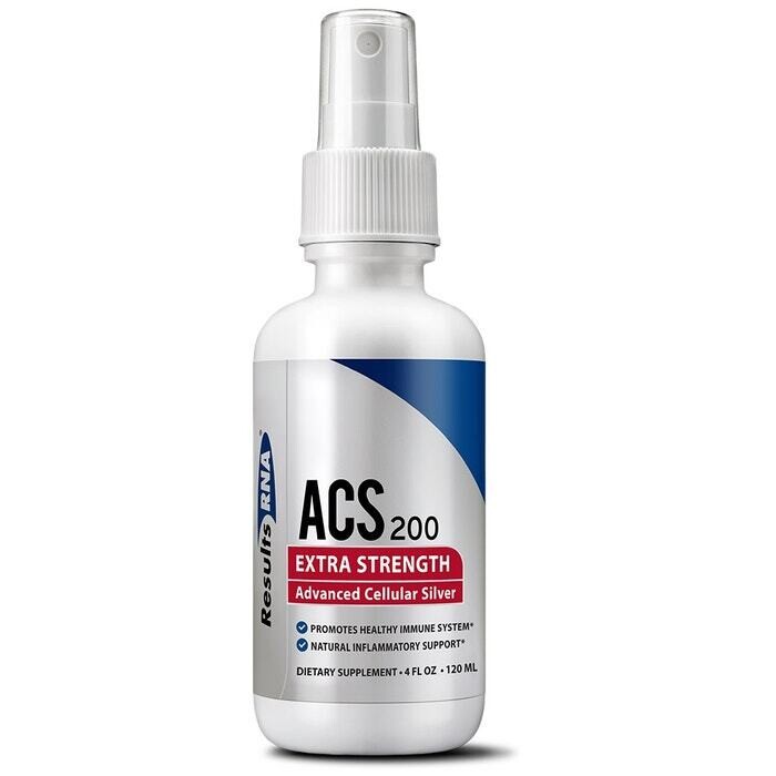 ACS200 Extra Strength 120ml - תרסיס כסף אנטיבקטריאלי מוביל מחקרית | ACS200 Extra Strength 4oz - ResultsRNA