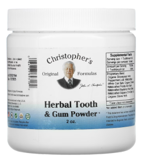Herbal Tooth &amp; Gum Powder, 2 oz