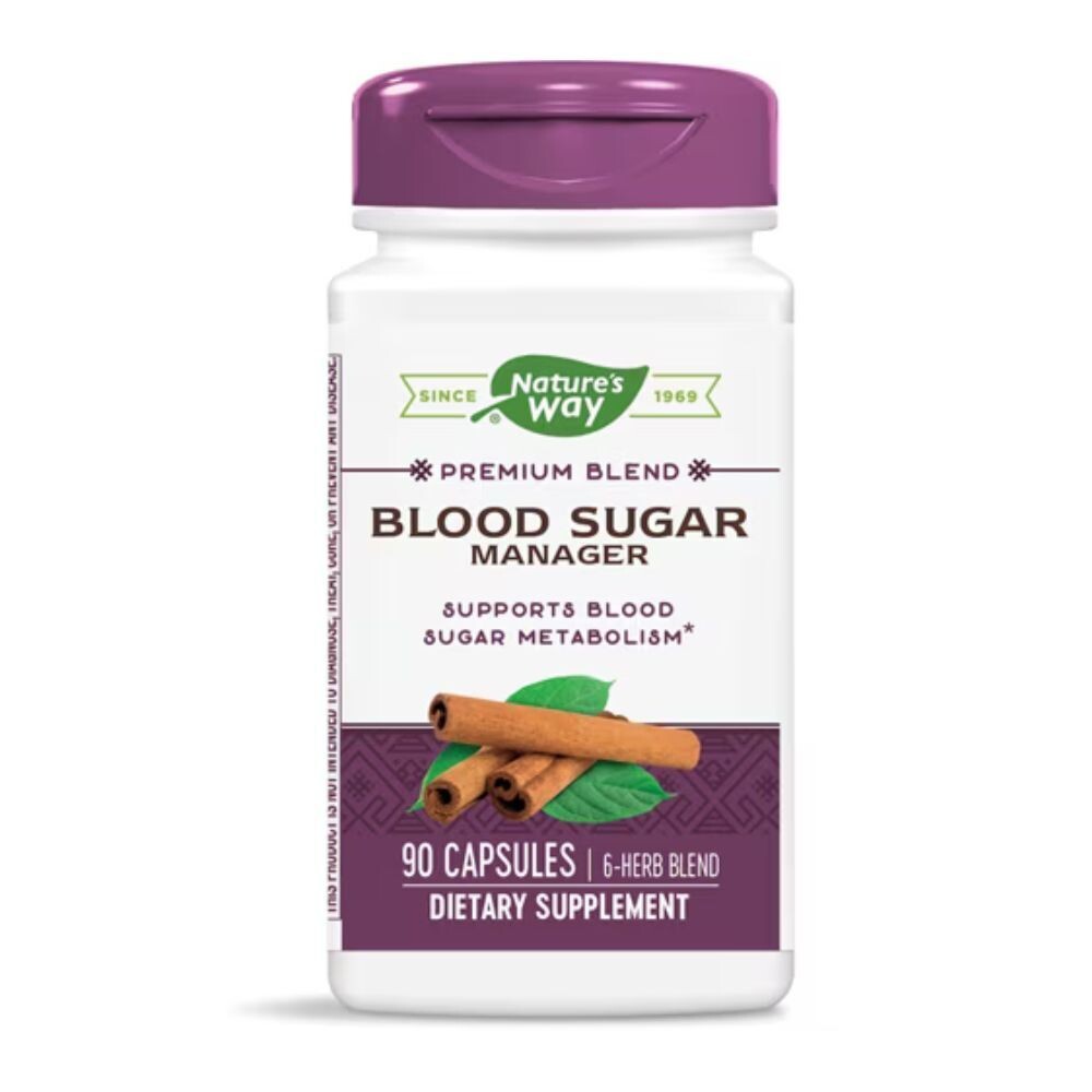 Blood Sugar Manager - Supports Blood Sugar Metabolism 90c - Nature's Way