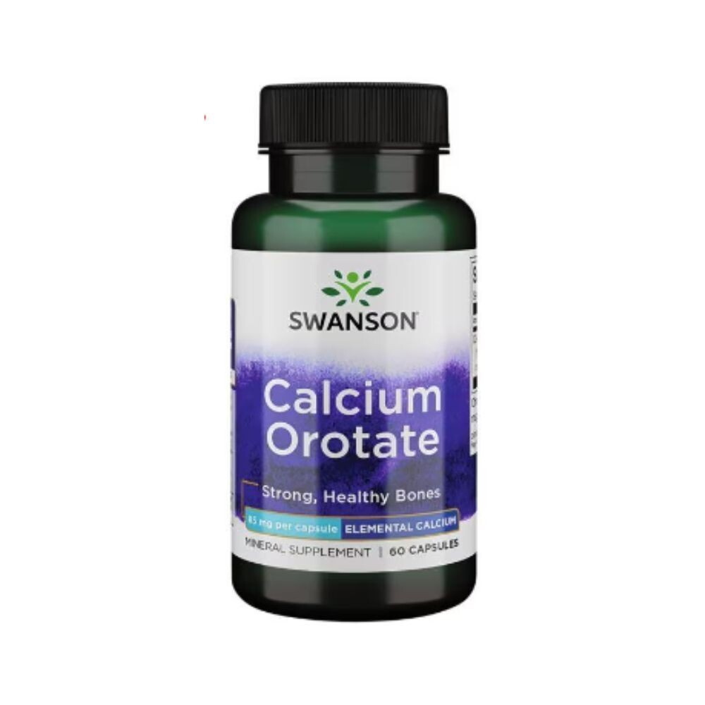 סידן אורוטאט 60 כמוסות 85 מ"ג | Calcium Orotate 85 mg 60c - Swanson