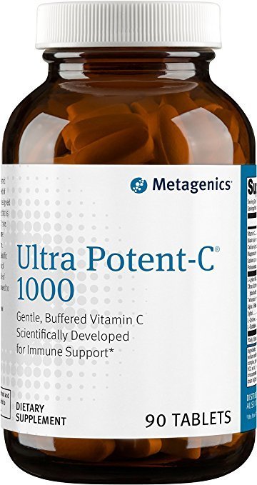 ויטמין C עדין בשחרור מושהה שפותח מדעית לתמיכה חיסונית | Ultra Potent C 1000 90t - Metagenics