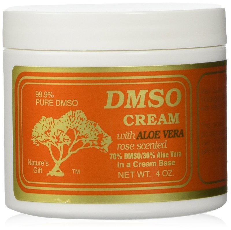 קרם DMSO עם אלוורה, בריח ורדים, 113 גרם | DMSO Cream, 4oz, Rose-Scented with Aloe Vera - DMSO Inc