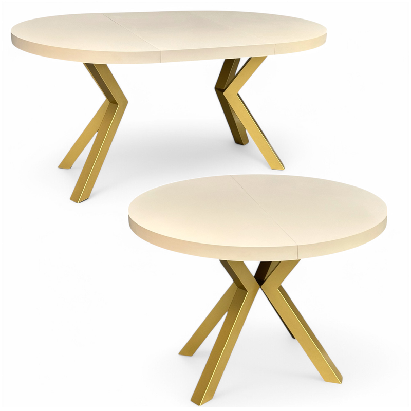 Runder Tisch Kaschmir + Gold X