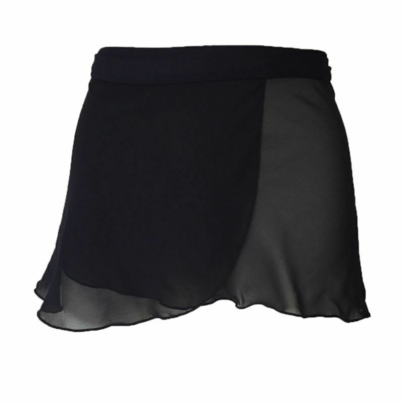 Airy Wrap Skirt with Slim Waistband