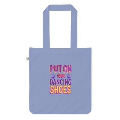 Tote bag biologique 'Put your dancing shoes'