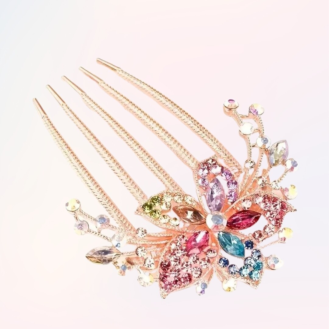 Floral hair brooch ATD