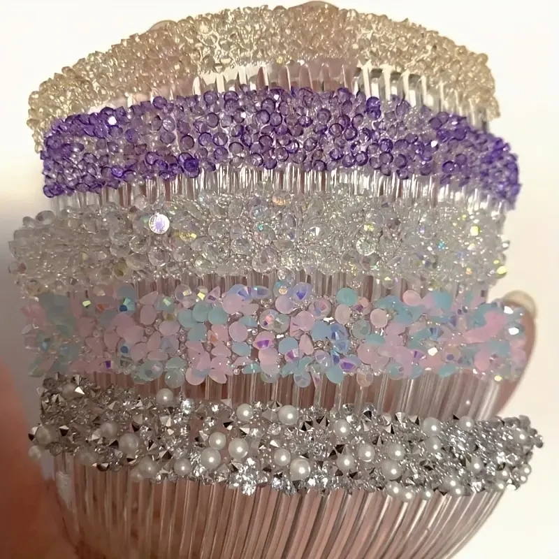 Floral hair brooch ATD, Coloris: Argent