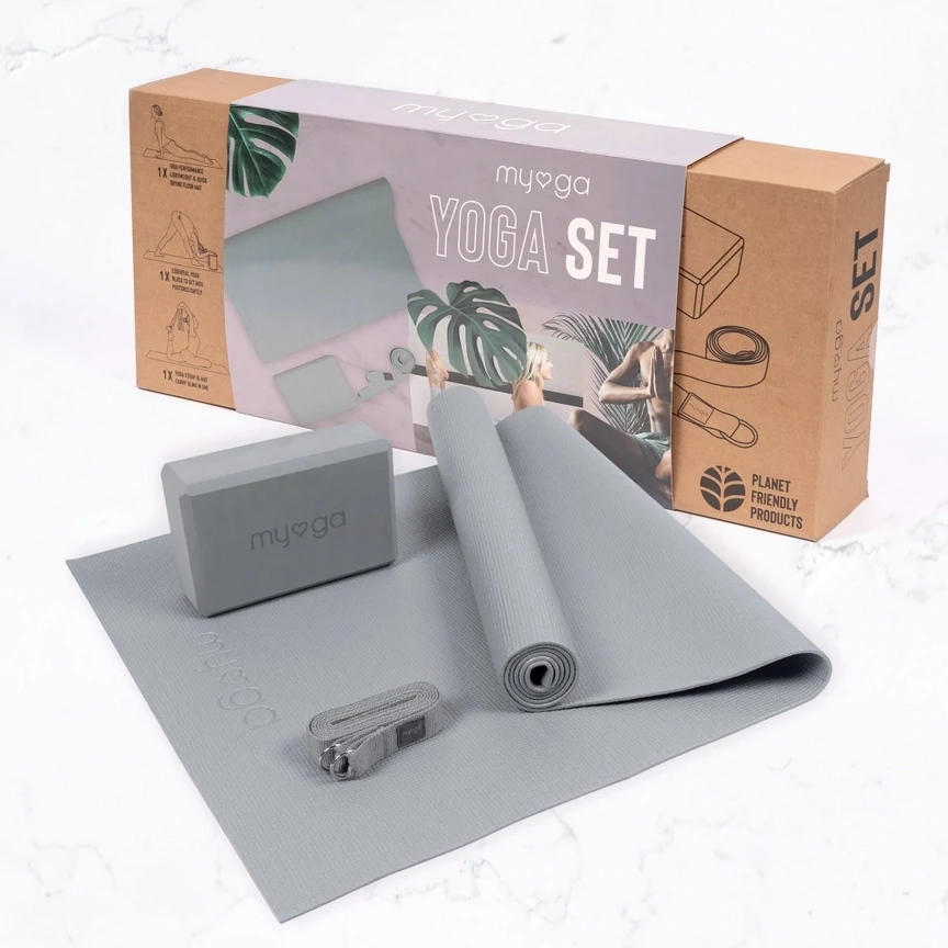 Yoga starting kit MYGA, Coloris: Gris