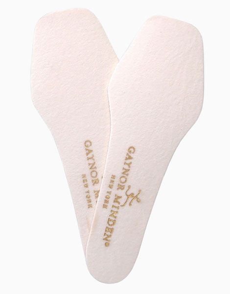 Adhesive sockliners for pointe shoes GAYNOR MINDEN