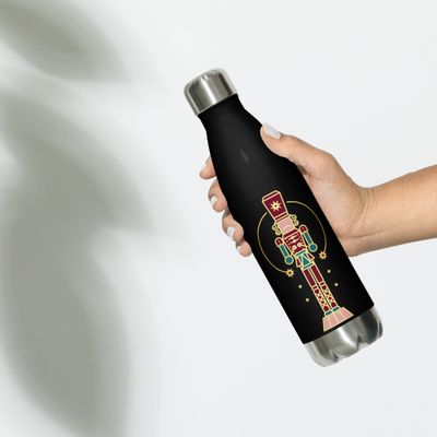 Stainless water bottle &#39;NUTCRACKER&#39; Red