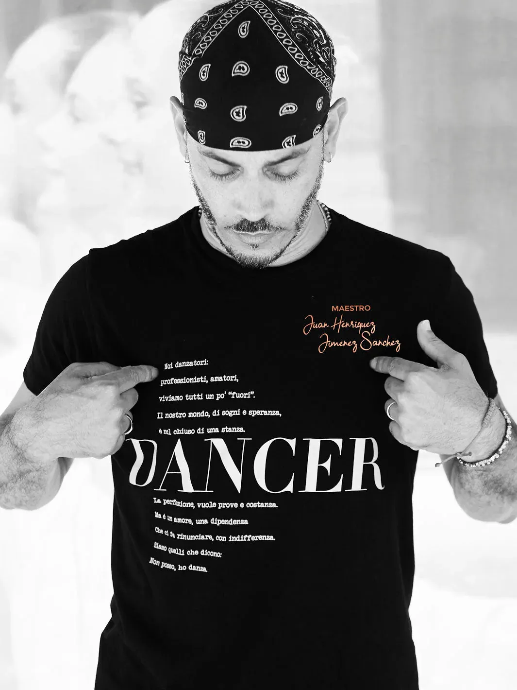 T-shirt DANCER NON POSSO HO DANZA