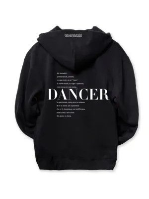 Zip-up sweatshirt DANCER NON POSSO HO DANZA