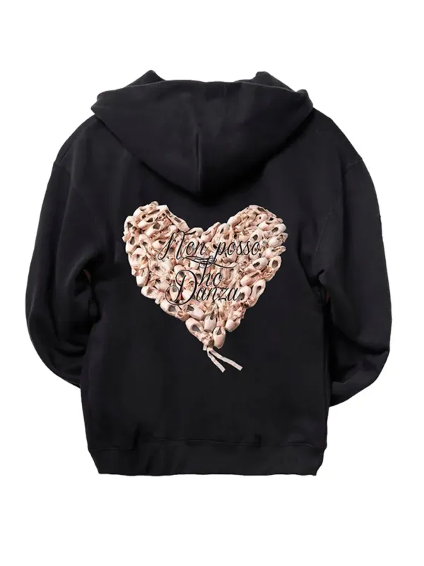 Veste zippée COEUR NON POSSO HO DANZA