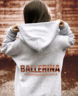 Zip-up jacket BALLERINA NON POSSO HO DANZA