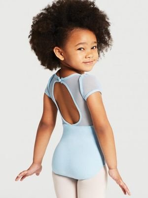 Capezio mesh cap sleeve leotard