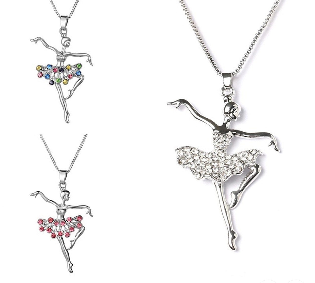 Pendentif danseuse avec pierres ATD