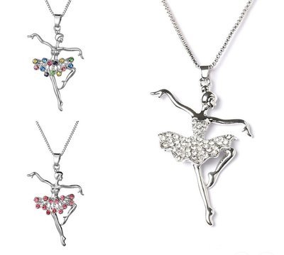 Pendentif danseuse avec pierres ATD