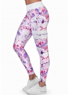 Ensemble legging et brassière FLOWERS ATD