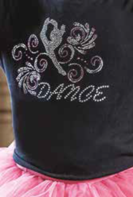T-shirt Dance avec strass SASSI