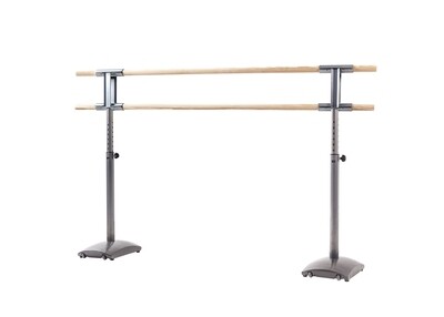 Height-adjustable premium double ballet barre ROYALE DINAMICA